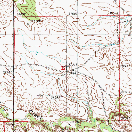 Topographic Map of C Cockran Mine, WY