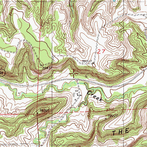 Topographic Map of Stillwell Mine, WY