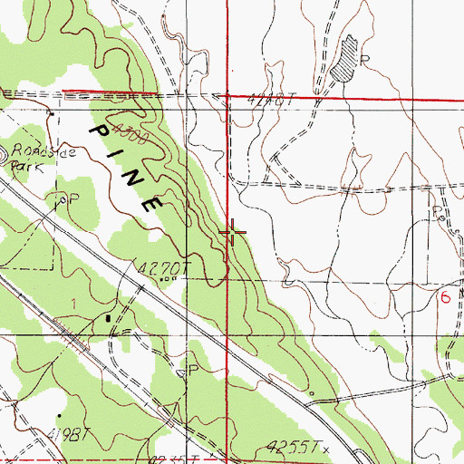 Topographic Map of Upton Number One, WY