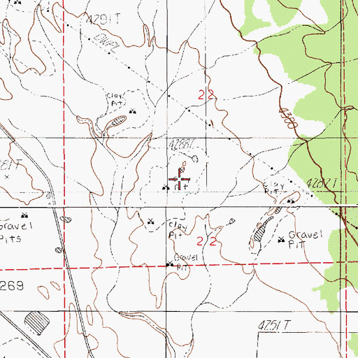 Topographic Map of Upton Number Two, WY