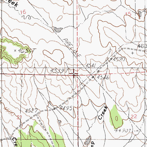Topographic Map of Upton Bentonite Mine, WY