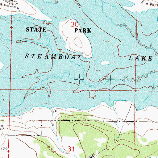 Topographic Map of Floyd Creek, CO