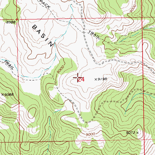 Topographic Map of Arm Group Mine, WY