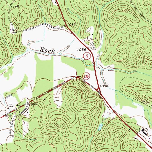 Topographic Map of Rober (historical), GA
