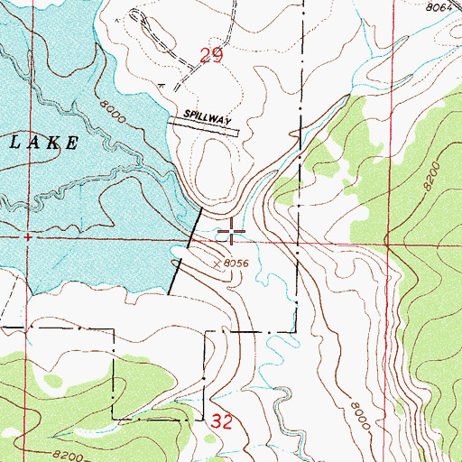 Topographic Map of Ways Gulch, CO