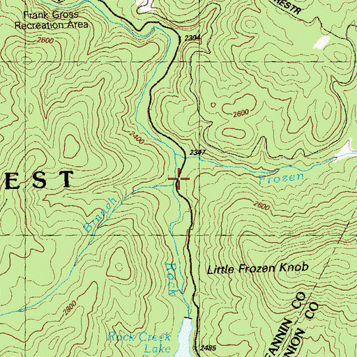 Topographic Map of Argo (historical), GA