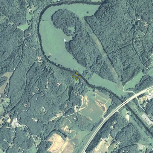 Aerial/Satellite Image of Benchleg Ford, GA