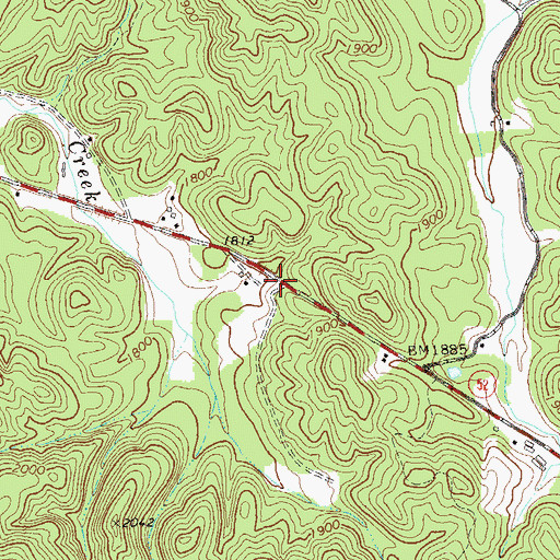 Topographic Map of Licklog (historical), GA