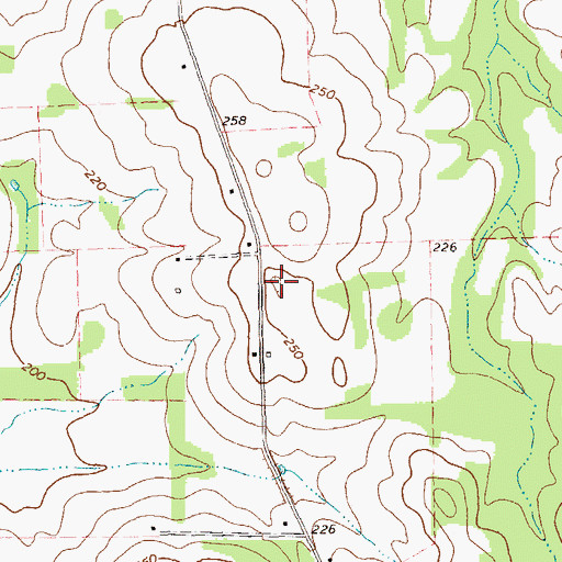 Topographic Map of Rich Sink, GA