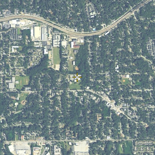 Aerial/Satellite Image of Fred A Toomer Elementary School, GA