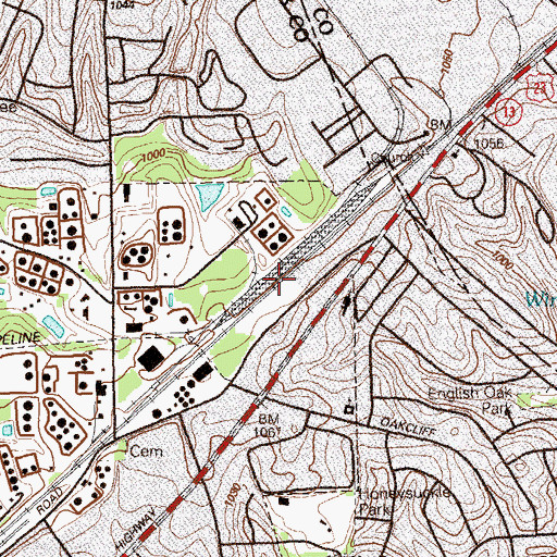 Topographic Map of Buchanan (historical), GA