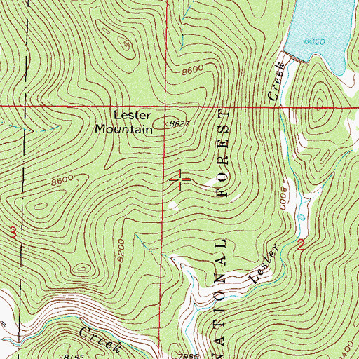 Topographic Map of Seedhouse Campground, CO