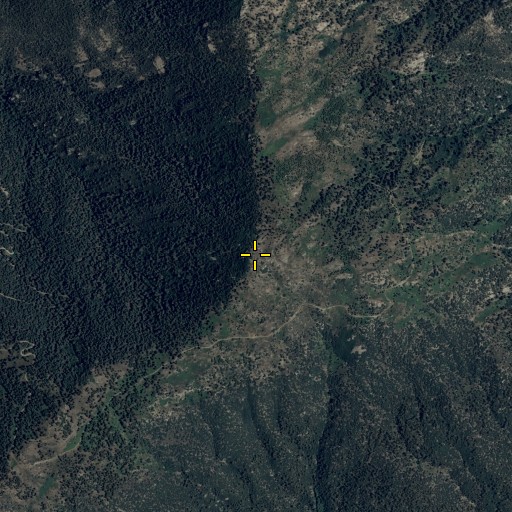 Aerial/Satellite Image of Blue Jay Peak, AZ