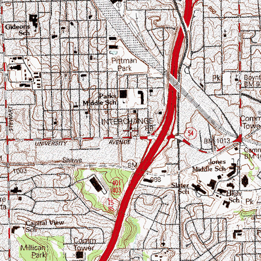 Topographic Map of Early Church of God in Christ, GA