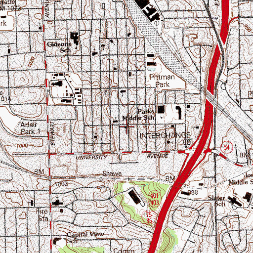 Topographic Map of Greater Mount Pleasant Baptist Church, GA