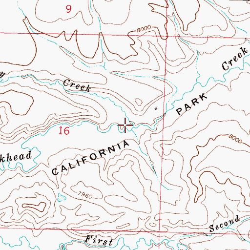 Topographic Map of Stukey Creek, CO