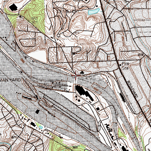 Topographic Map of Ellen, GA