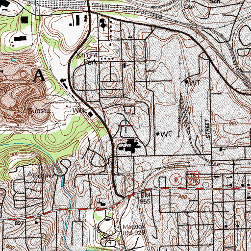 Topographic Map of Fulton County Stockade (historical), GA