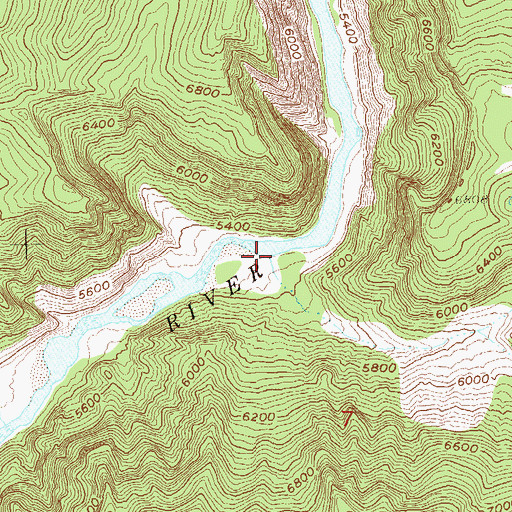 Topographic Map of Jack Springs Draw, CO