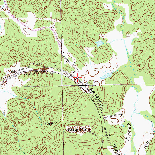 Topographic Map of Don (historical), GA