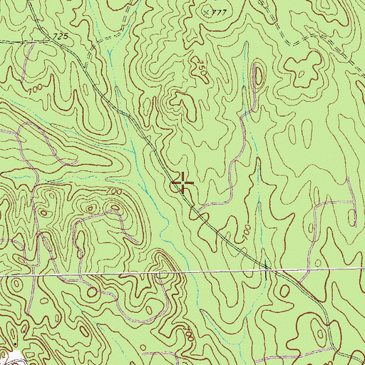 Topographic Map of Macedonia Church (historical), GA