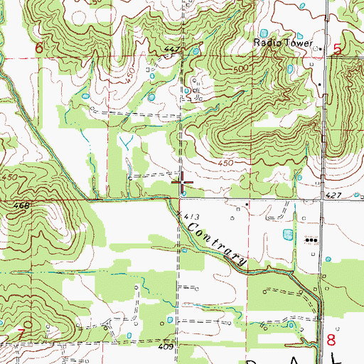 Topographic Map of Pyrtle School (historical), IL
