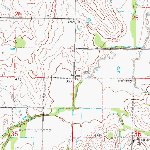Topographic Map of York School (historical), IL