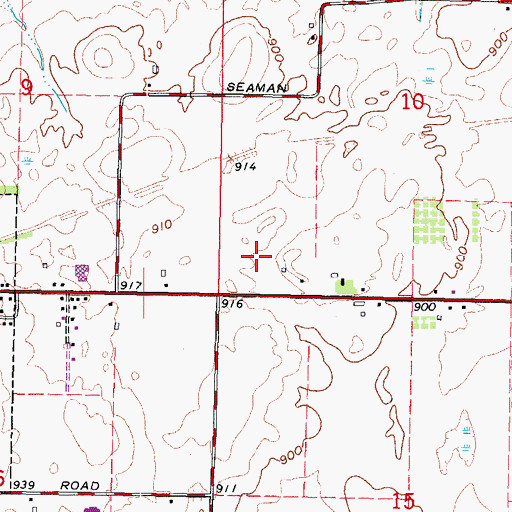 Topographic Map of Armsby (historical), IL