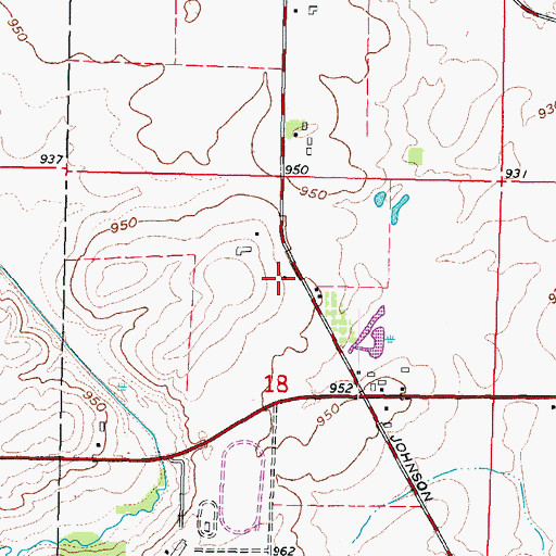 Topographic Map of Lyons School (historical), IL