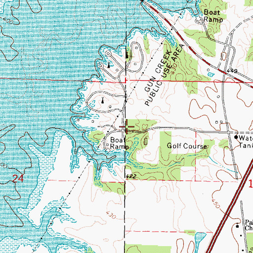 Topographic Map of Conner College (historical), IL