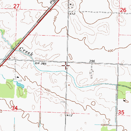 Topographic Map of Graves School (historical), IL