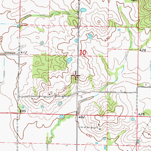 Topographic Map of Major School (historical), IL