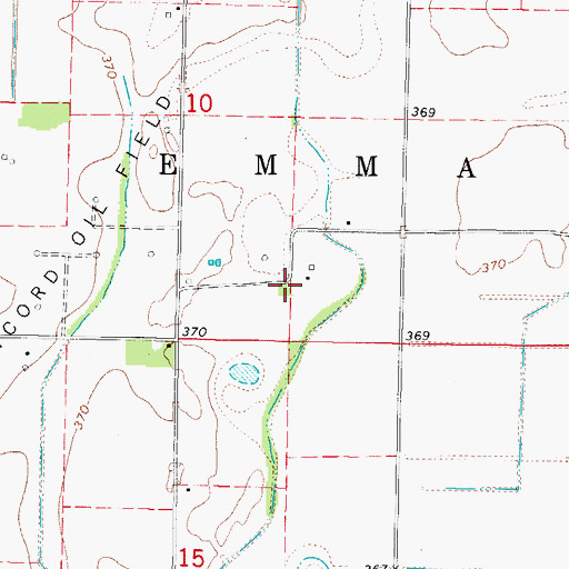 Topographic Map of Seal School (historical), IL