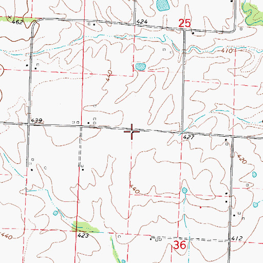 Topographic Map of Montgomery School (historical), IL