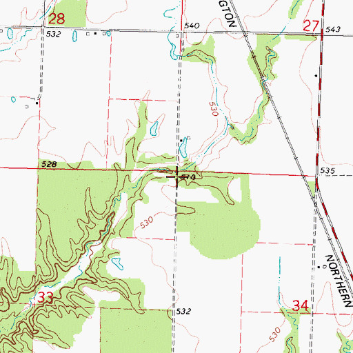 Topographic Map of Pleasant Hill School (historical), IL