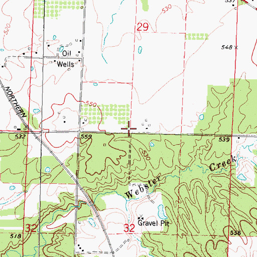Topographic Map of Copple School (historical), IL