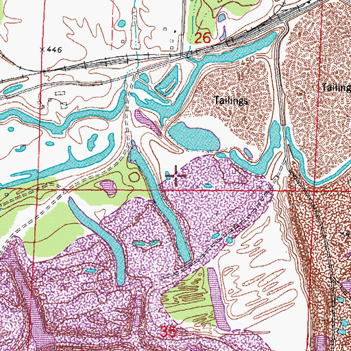 Topographic Map of Shakerag School (historical), IL