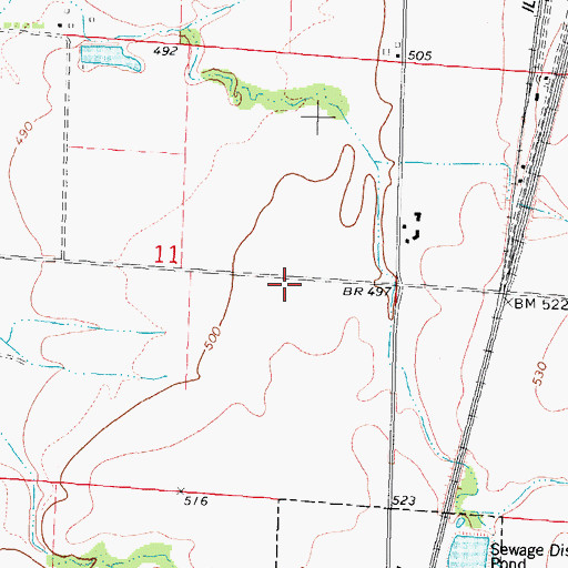 Topographic Map of Hewette School (historical), IL