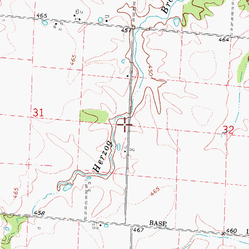 Topographic Map of Taylor School (historical), IL