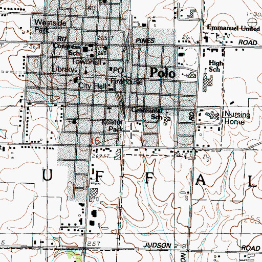 Topographic Map of Keator Park, IL