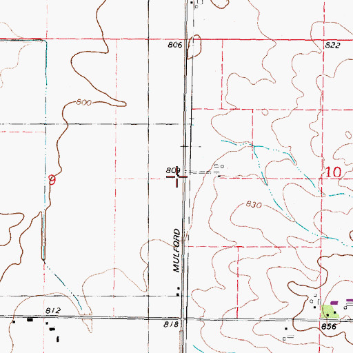 Topographic Map of Smith School (historical), IL