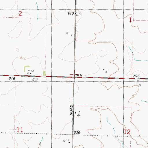 Topographic Map of Wagner School (historical), IL
