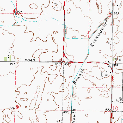 Topographic Map of Wormley School (historical), IL