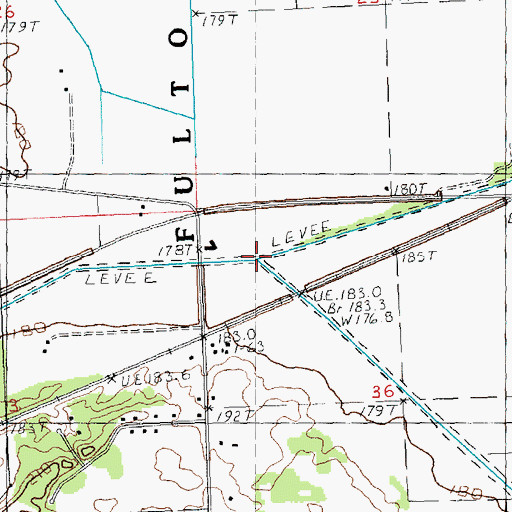 Topographic Map of Spring Brook, IL