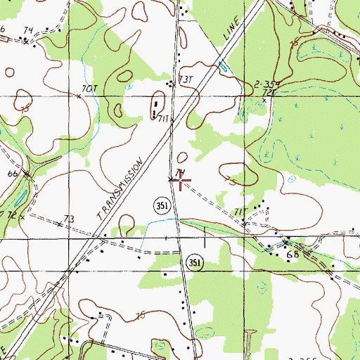 Topographic Map of Bible Way Church (historical), SC