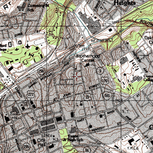 Topographic Map of Westminster Presbyterian Church, SC
