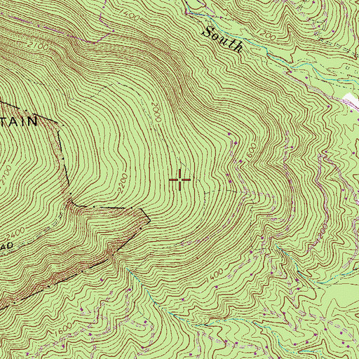 Topographic Map of Haney (historical), VA
