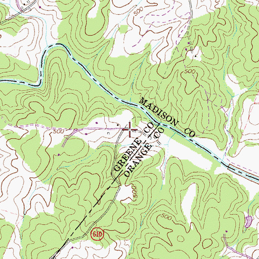 Topographic Map of Wilhoit (historical), VA