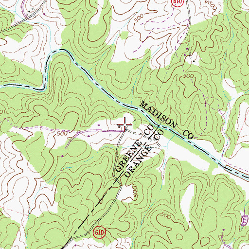 Topographic Map of Wilhoits Ford, VA