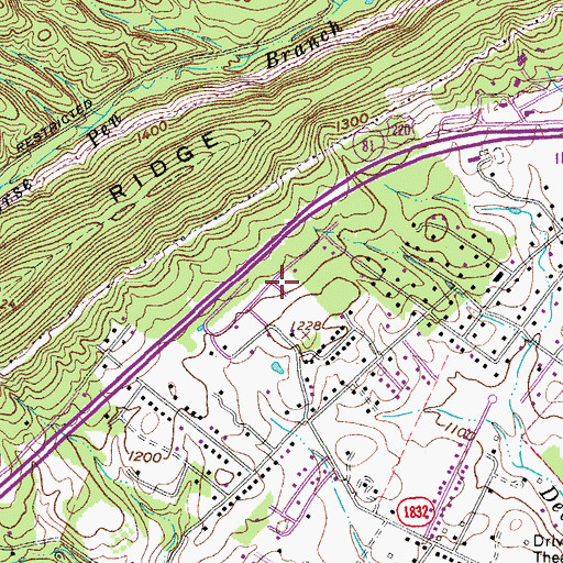 Topographic Map of Buckland Forest, VA